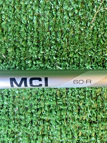 Fujikura MCI 60-R Regular Graphite Iron Shaft Only 0.370 Diameter 35.5"