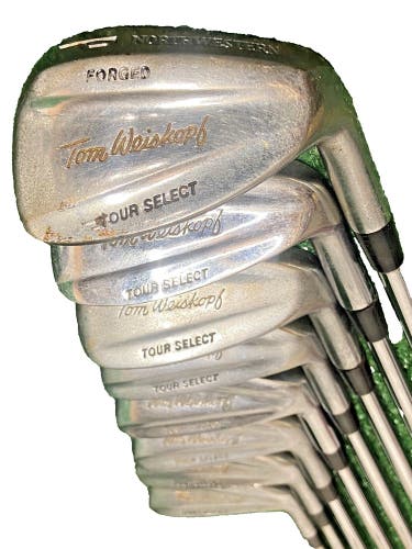 Northwestern Forged Iron Set Tom Weiskopf Tour Select 3-PW Steel 5i 38" Men's RH