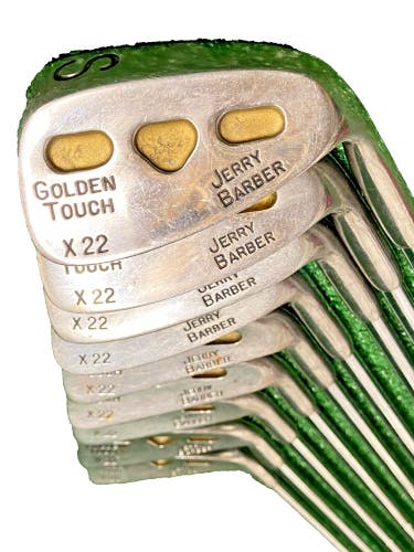 Jerry Barber Golden Touch X22 Iron Set Men's RH 3-PW+SW Regular Steel 5i 38 In.