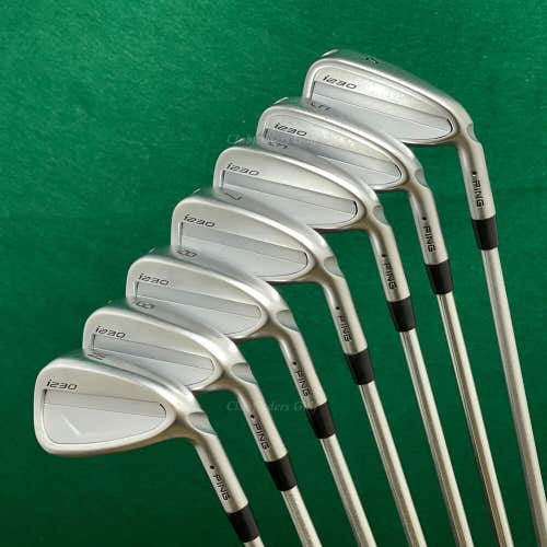 Ping i230 Black Dot 4-PW Iron Set Project X LS 6.5 125G Steel Extra Stiff