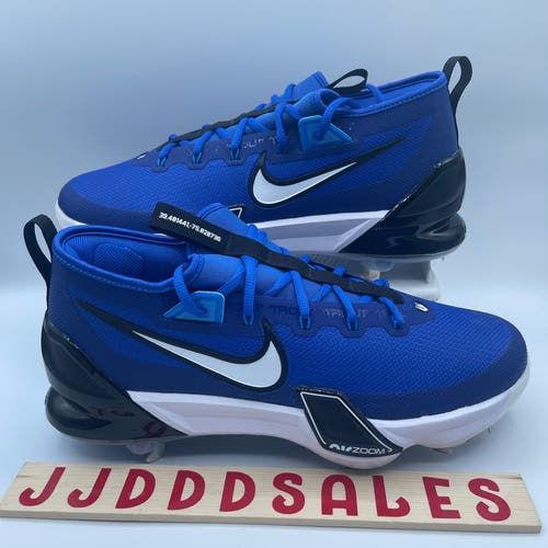 Nike Force Zoom Trout 9 Elite P Baseball Cleats Hyper Royal FN7229-400 Men’s Sz 11  New