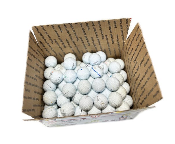 96 Titleist AVX Blemished Used Golf Balls