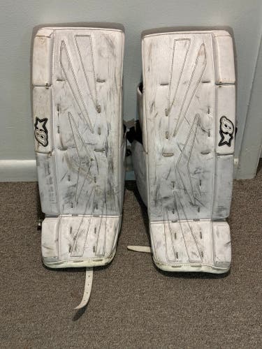 Used Brians Net Zero 25" Goalie Leg Pads