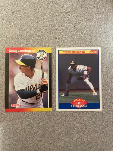 Oakland Athletics Baseball Card 2 Pack