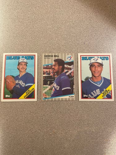 Toronto Blue Jays Baseball Card 3 Pack