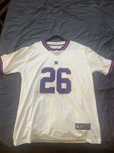 New Throwback Saquon Barkley New York Giants Jersey