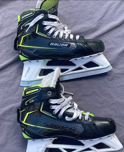 Senior Used Bauer GSX Hockey Goalie Skates Regular Width 7