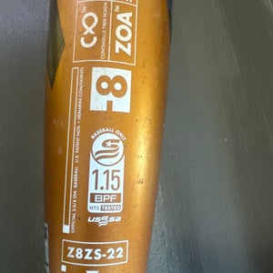 Used 2022 DeMarini USSSA Certified Composite 22 oz 30" Zoa Bat