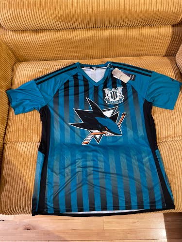 San Jose Sharks soccer jersey