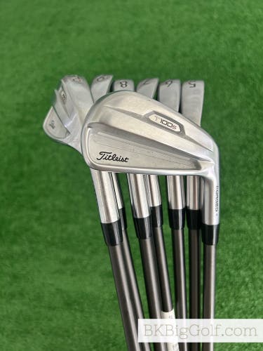 Titleist T100s ‘21 Forged Iron Set 4-P / SteelFiber i95 Stiff Graphite