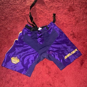 Purple Used Large Bauer Pro Stock Pant Shell Kings