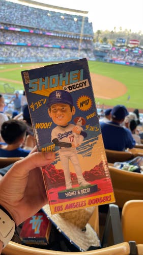 Shohei Ohtani w/ Decoy Bobblehead SGA 8/28/24 Dodgers Angels