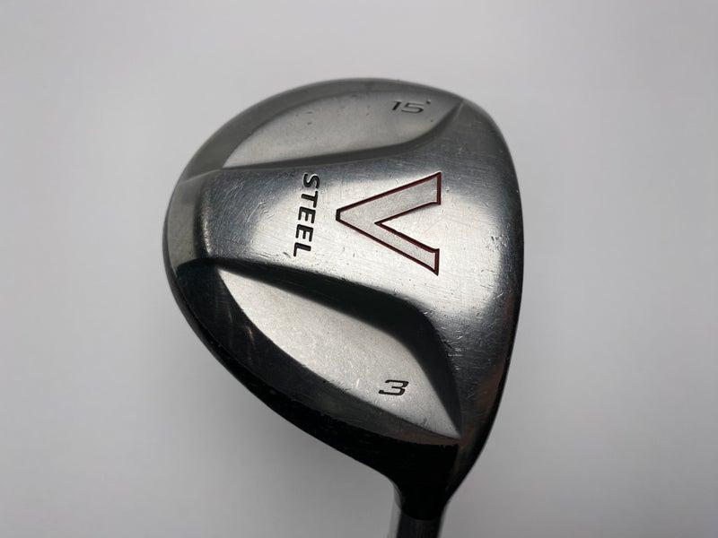 Taylormade V Steel 3 Fairway Wood 15* Aldila NV Green 85g Stiff Graphite Mens RH