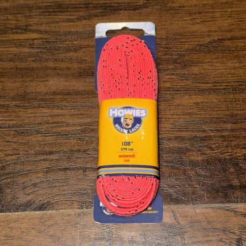 Howies Hockey Laces Waxed Pink Skates Sports Laces Brand New 108" inches long SR