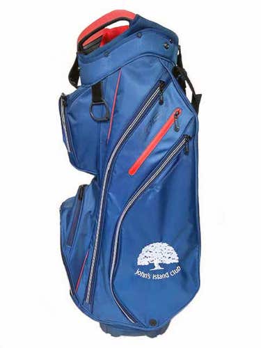 Callaway ORG14 Cart Bag (10",14-way top, Navy, 2022) John's Island Club Logo NSW