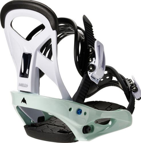 NEW Burton Smalls Re:Flex Snowboard Bindings!  Size Kids Large  4K to 7K  White