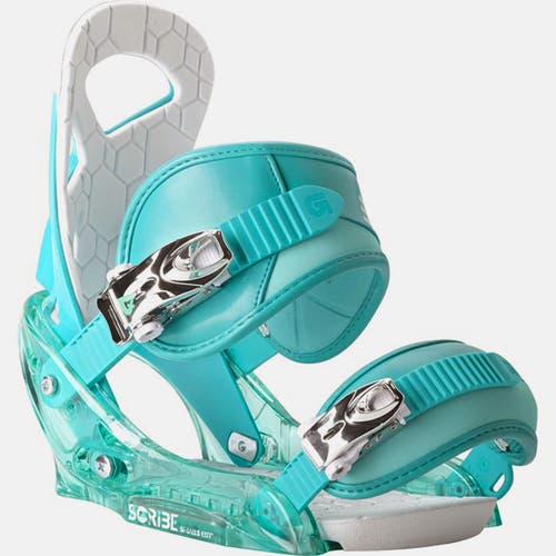 NEW Burton Scribe Smalls EST Youth Snowboard Bindings! Blue 4K - 7K Barrier Reef