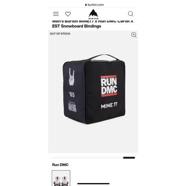 NEW Burton MINE77 x Run DMC Limited Edition Cartel EST Snowboard
