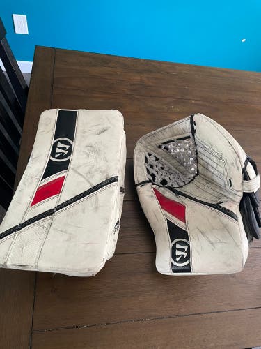 Warrior G5 Sr Goalie Blocker Trapper