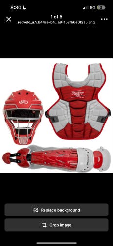 New  Rawlings Catcher's Set VELO 2.0