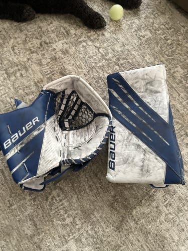 Used  Bauer Regular  Vapor 3X Glove And Blocker