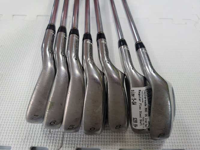 Used Taylormade Rac Os 5i-sw Regular Flex Steel Shaft Iron Sets