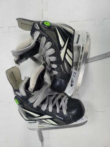 Used Reebok 11k Youth 12.0 Ice Hockey Skates