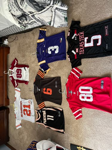 Barely Worn Sports Jerseys TAKE ONE FOR $60 TAKE ALL FOR $350