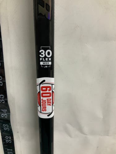 New Junior Warrior QR6 pro Left 30 Flex W03 Stick