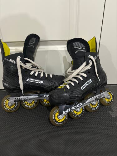 Used  Bauer  Size 8 Inline Skates