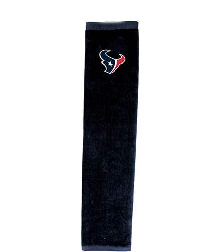 NEW WinCraft Houston Texans 15x25 Embroidered Tri-Fold Golf Towel