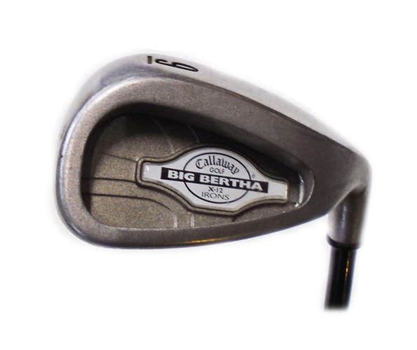 Callaway Big Bertha X-12 Single 9 Iron Graphite RCH 96 Series Firm Flex