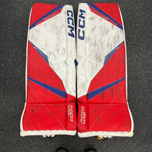 Used 34"+2 CCM Axis 2.9 Goalie Leg Pads