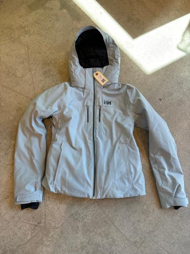 Gray Used Women's Medium Helly Hansen Alphelia Lifaloft Jacket