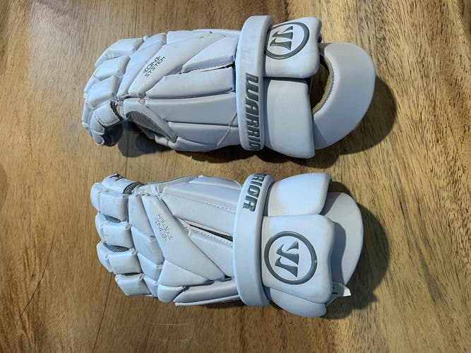 Used Warrior Evo Pro Lacrosse Gloves Extra Large