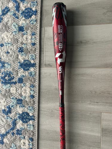 Used 2022 DeMarini Voodoo USABat Certified Bat (-11) Alloy 18 oz 29"
