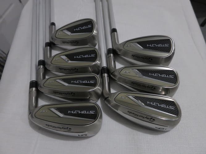 TaylorMade 2023 Stealth HD Iron Set - 5-PW, AW - Ascent 45 Ladies Graphite - NEW