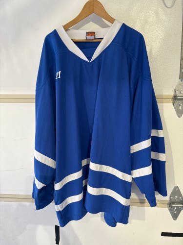 Blue Used Goalie Cut Warrior Jersey Toronto