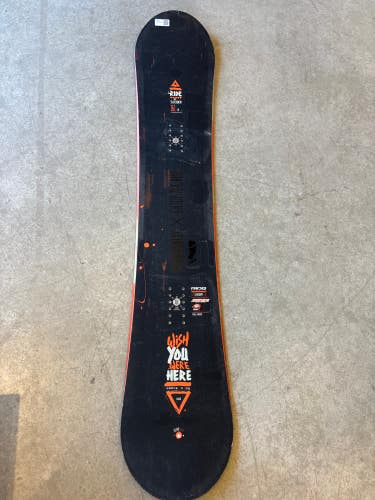 Used Ride Slack Country 161cm Snowboard