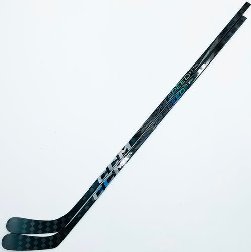 New 2 Pack Custom Black CCM Jetspeed FT7 Pro Hockey Stick-RH-80 Flex-P86 (Zegras Pro Curve)