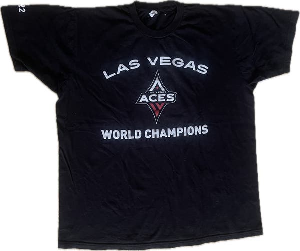 Las Vegas Aces 2022 tshirt WMBA world champions Womens basketball Medium/lg