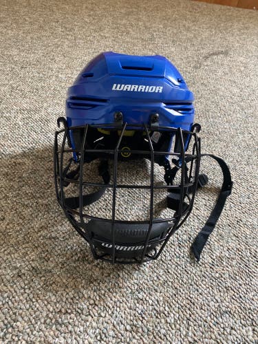 Warrior Alpha Pro Helmet S/M/L Sizes in blue