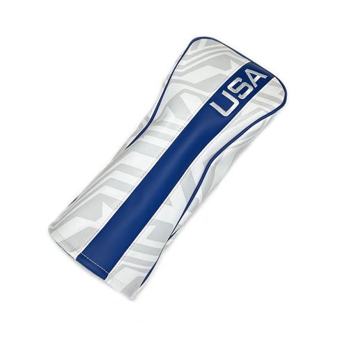 J.Lindeberg USA White/Blue Driver Headcover