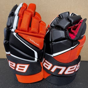 Used Bauer Vapor 3x Gloves 14” Black & Orange