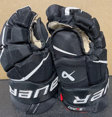 Used Bauer Vapor 3x Pro Gloves 14” Black