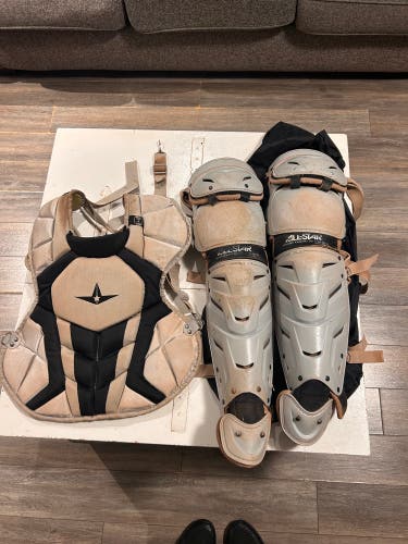 Used  All Star System 7 Axis Catcher's Set