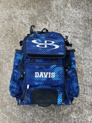 Blue Used Boombah Bags & Batpacks Bat Pack Rolling bag