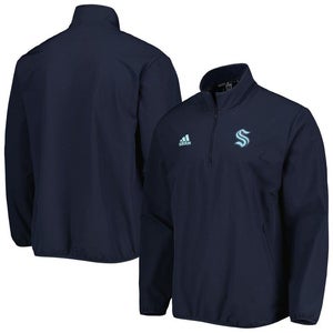 NWT men's small Adidas Seattle Kraken 1/4 zip style Jacket NHL