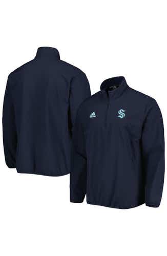 NWT men's small Adidas Seattle Kraken 1/4 zip style Jacket NHL