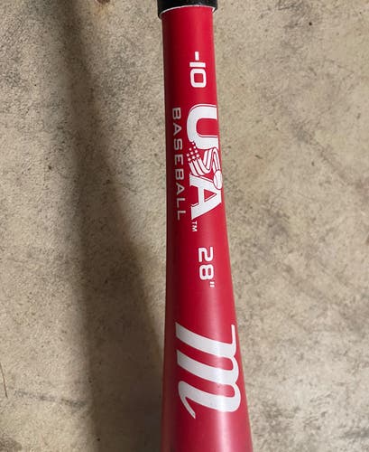 Used Marucci USABat Certified Bat (-10) Alloy 18 oz 28"